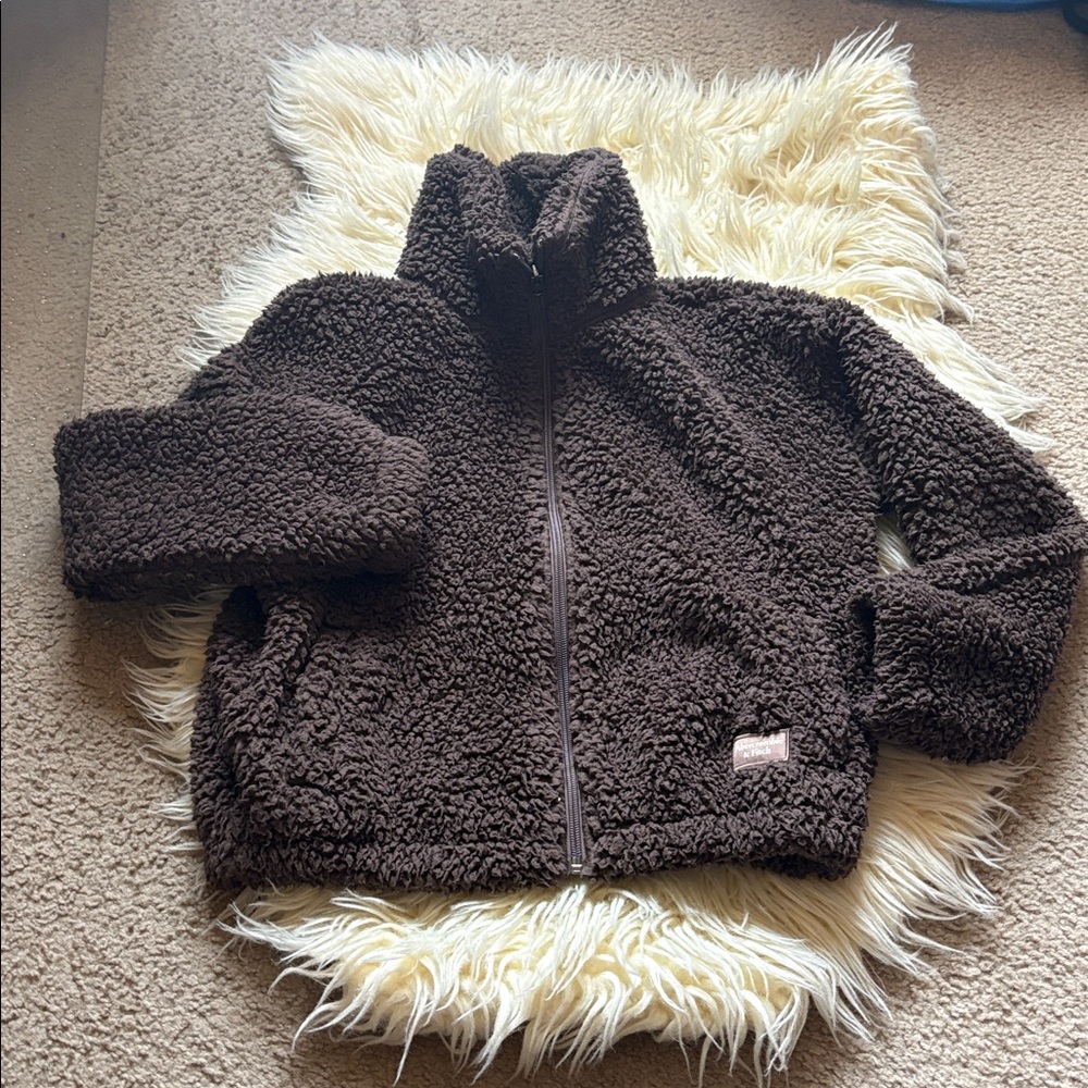 abercrombie kids girls sherpa sweater